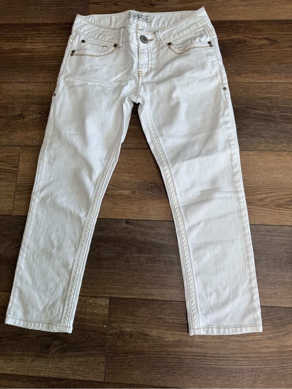 Aeropostale Y2K white cropped pants